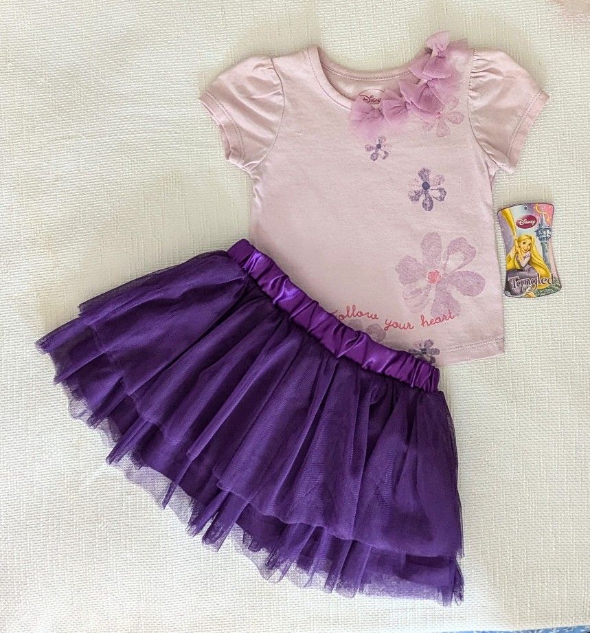 Disney Rapunzel Girl Skirt Set