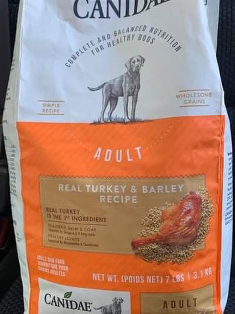 CANIDAE 2 Bags (7lbs) Turkey & Chicken