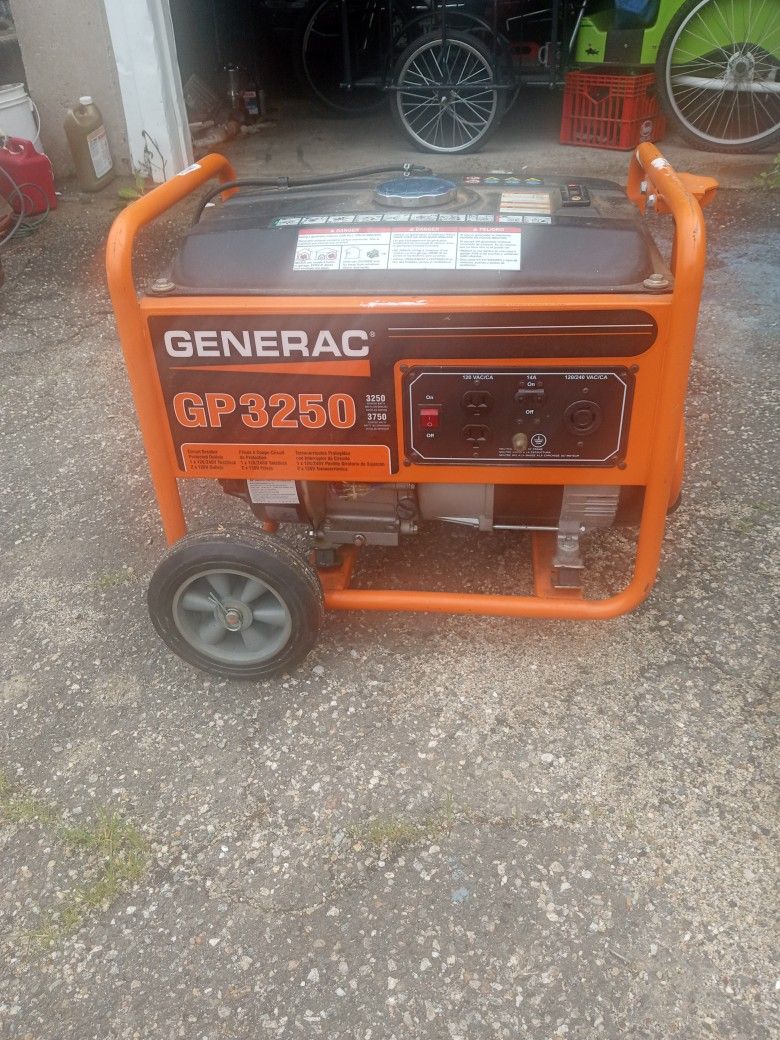 Generac Model 3250 No Issues Runs Excellent