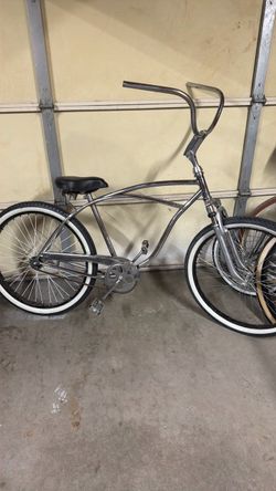 Chrome  Beach Cruiser Schwinn Frame 26”