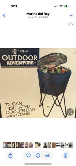 Compact cooler ( foldable) and blanket/rug