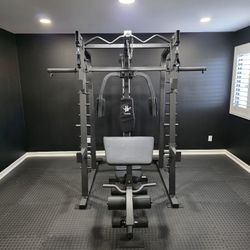 Smith Machine 2001 | Multi-Use Adj Bench | Gym Equipment | Fitness | Squat Rack | Excercise |🔴WEIGHTS AND BARBELL SOLD SEPARATELY 🔴 FREE DELIVERY 🚚