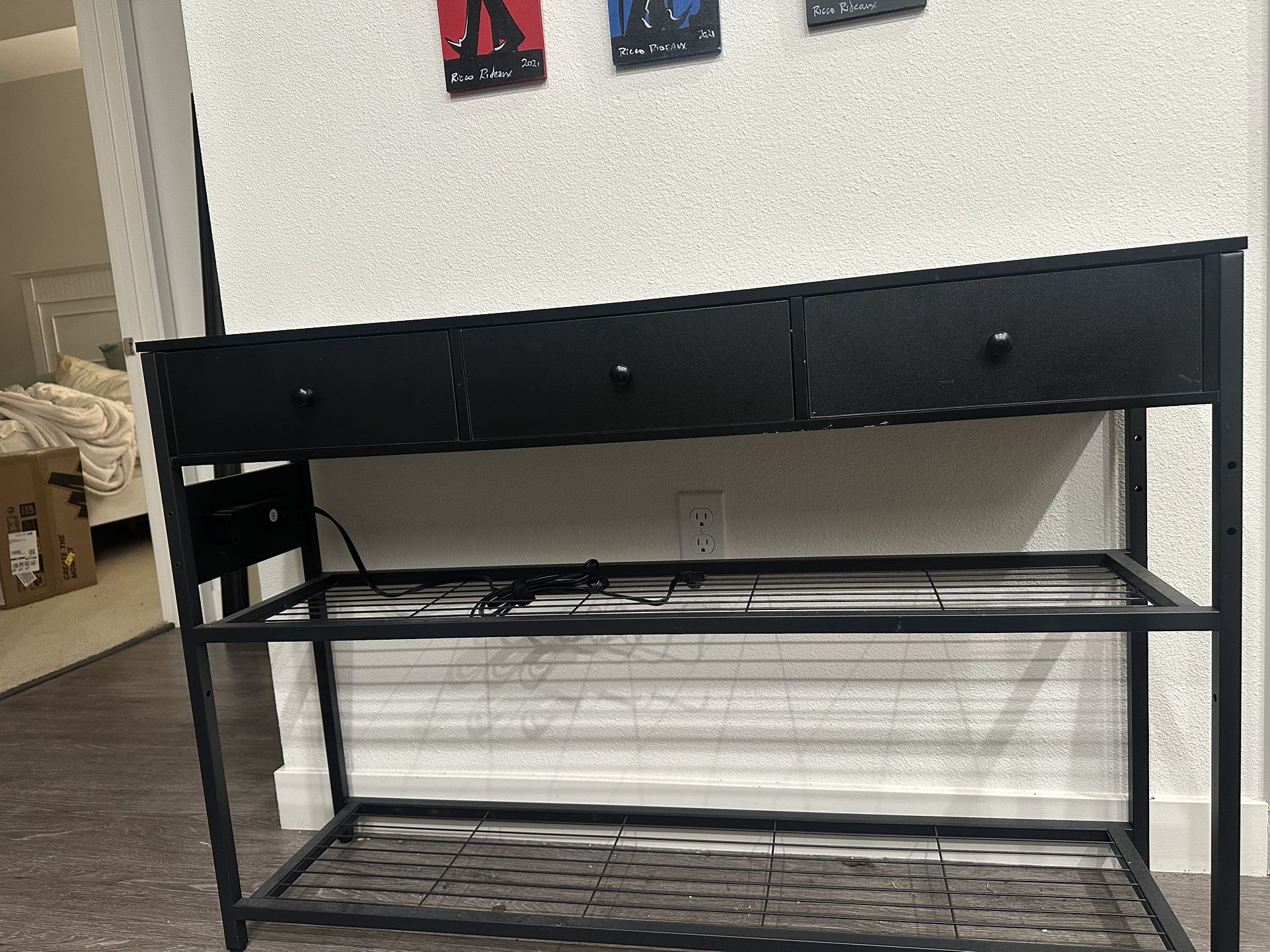 Black Entryway Table