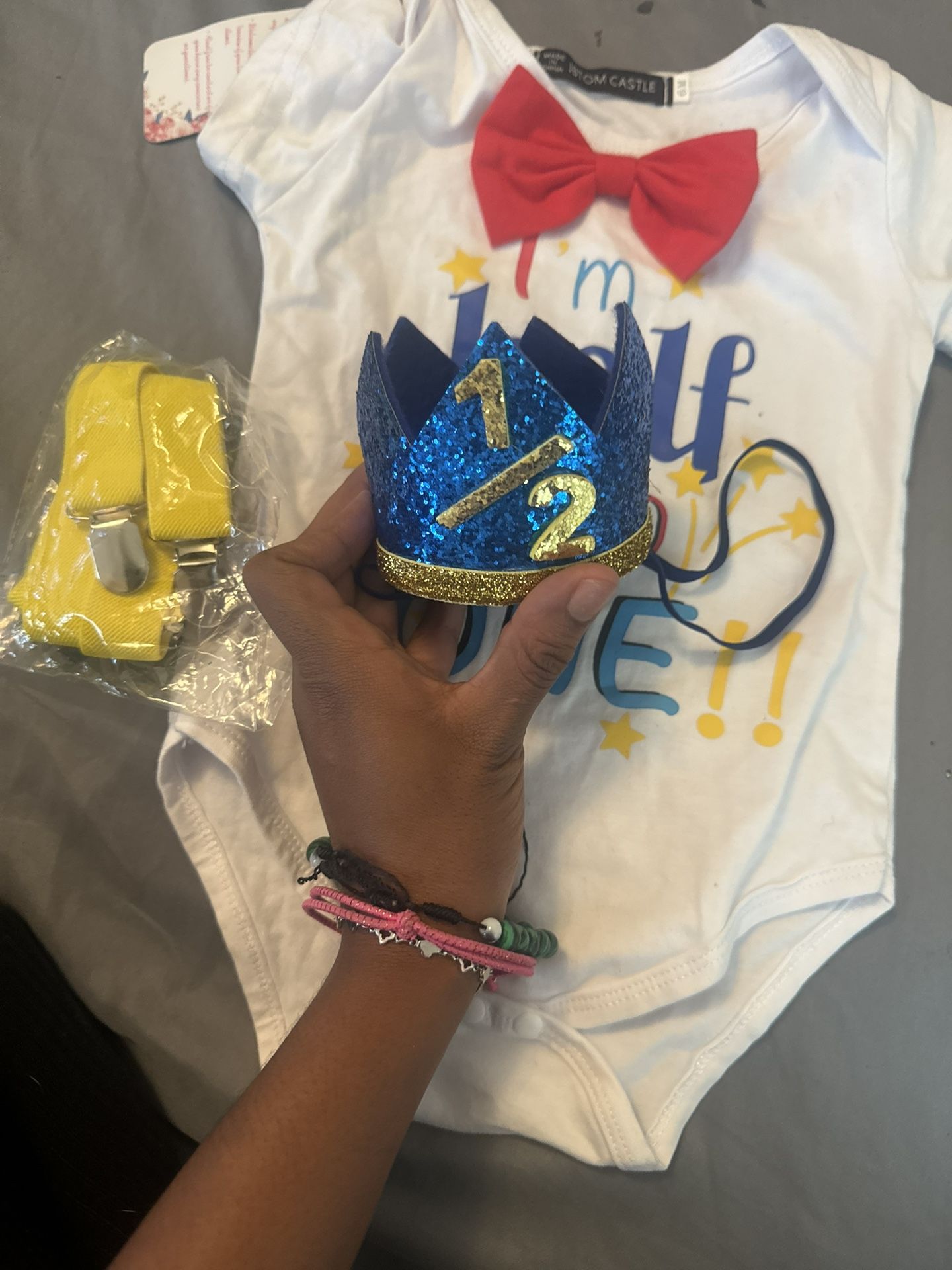 Half Way To One Baby Outfit