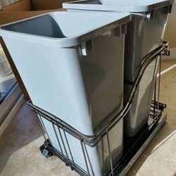 Double Trash Container