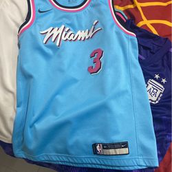Dwayne Wade Miami Heat Jersey Youth Medium