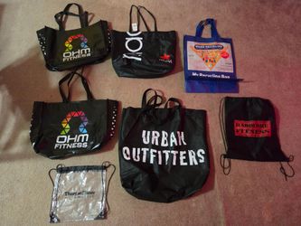 Reusable Multi-Color All-Size Shopping and Tote Bags