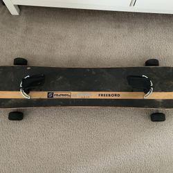 Freebord Skateboard With Bindings