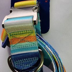 NWT YOULY Blue/Orange Big Dog Collar, XX-Large/3X-Large Pet Supplies 