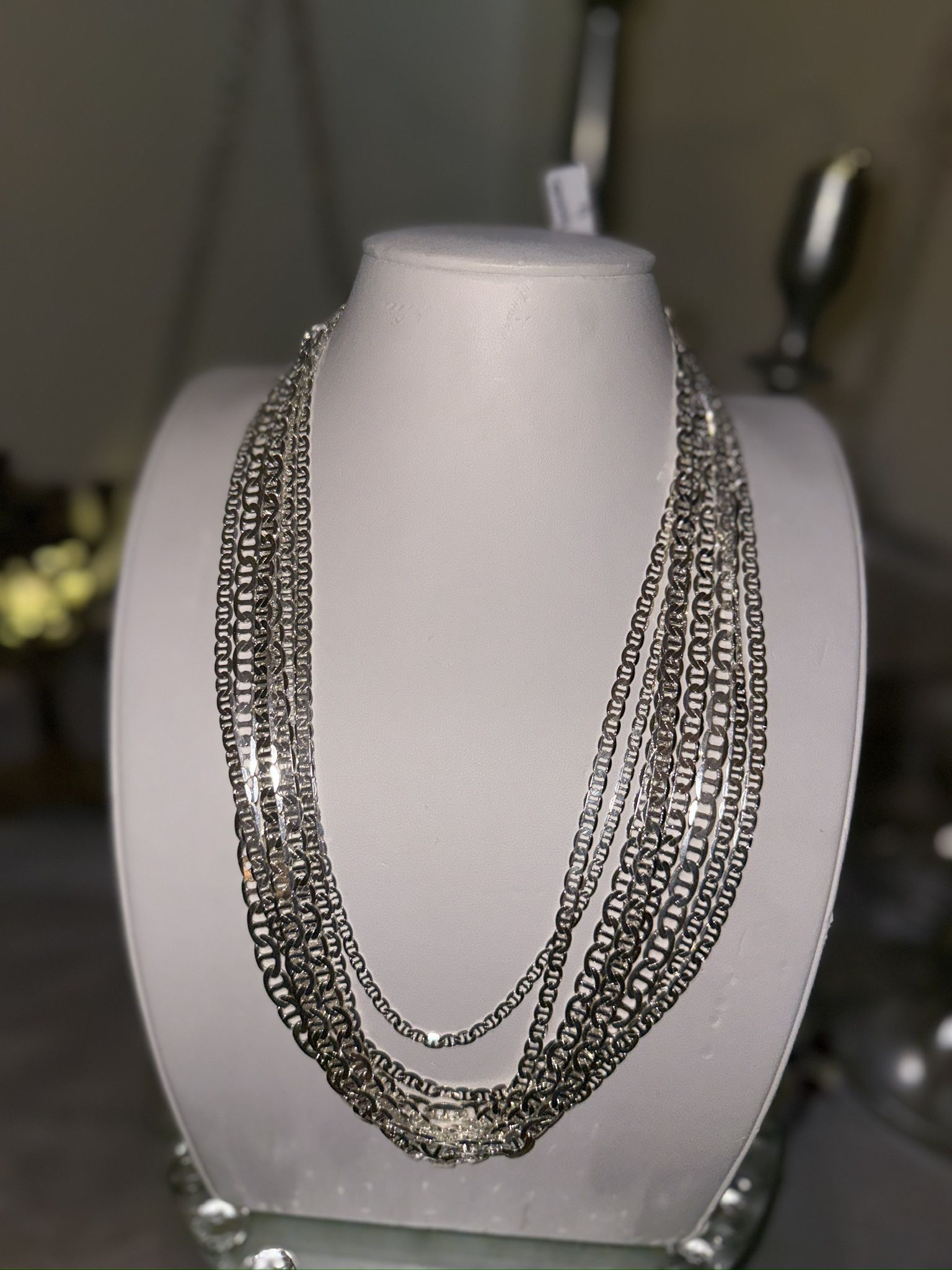 Men’s Silver Mariner  Necklace 925