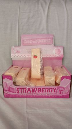 Strawberry butter squishy, strawberry scented