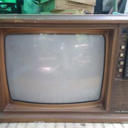 Curtis Mathis And Panasonic Old Style TV