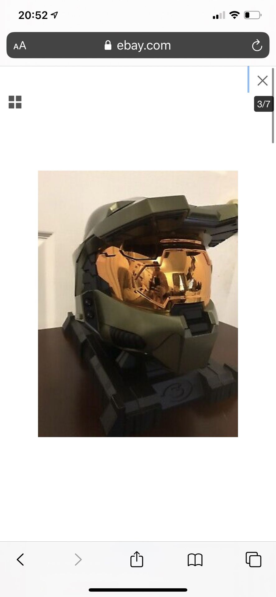 Halo 3 Legendary Edition Master Chief Helmet -Xbox 360