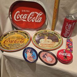 "Coca-Cola" VTG collectable metal items, Lot Of 8