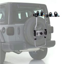 BUNKER INDUST 2-Bike Spare Tire Rack Adjustable Bolt-On Spare Tire Rack