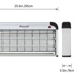 🥨Aspectek 40W Electronic Bug Zapper – Wide Coverage Insect Killer, Mosquito and Fly Trap with Powerful UV Light for Indoor Use