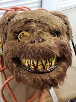 Scary Bloody Halloween Teddybear Mask 