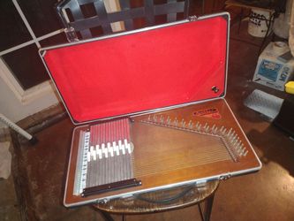 Portaharp brand Autoharp + Case - Vintage Japan