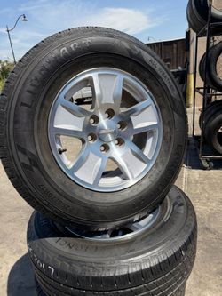17” CHEVY GMC WHEELS AND TIRES