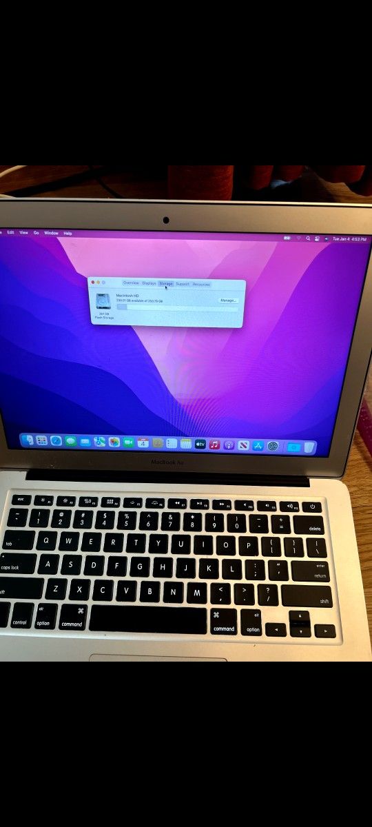 Apple MacBook Air 2015 13 Inch 8GB 256 SSD For Sale