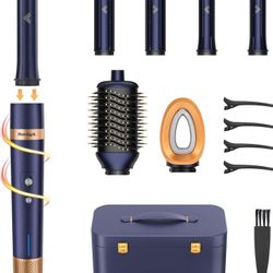 Hair Dryer Brush 6 in 1 Professional Hot Air Brush Set High-Speed Negative Ionic Blow Dryer