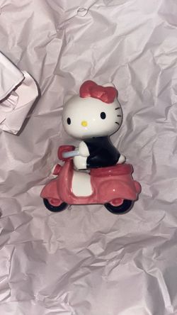 Hello Kitty Scooter Ceramic