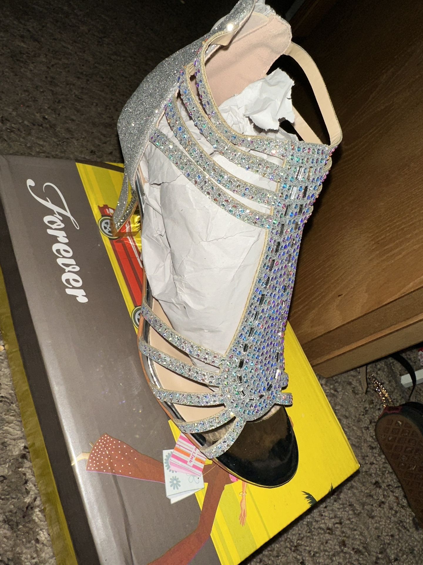 Heels With Rhinestones