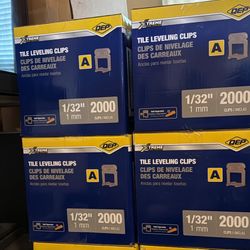 1/32” Tile Leveling Clips