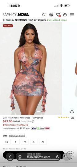 Halter Mini Dress Fashion Nova