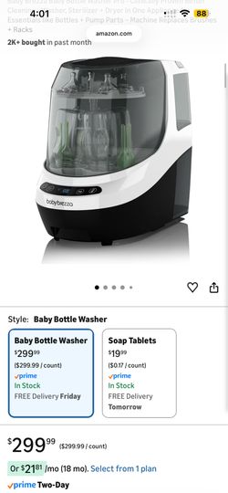 Baby brezza all in one bottle washer pro