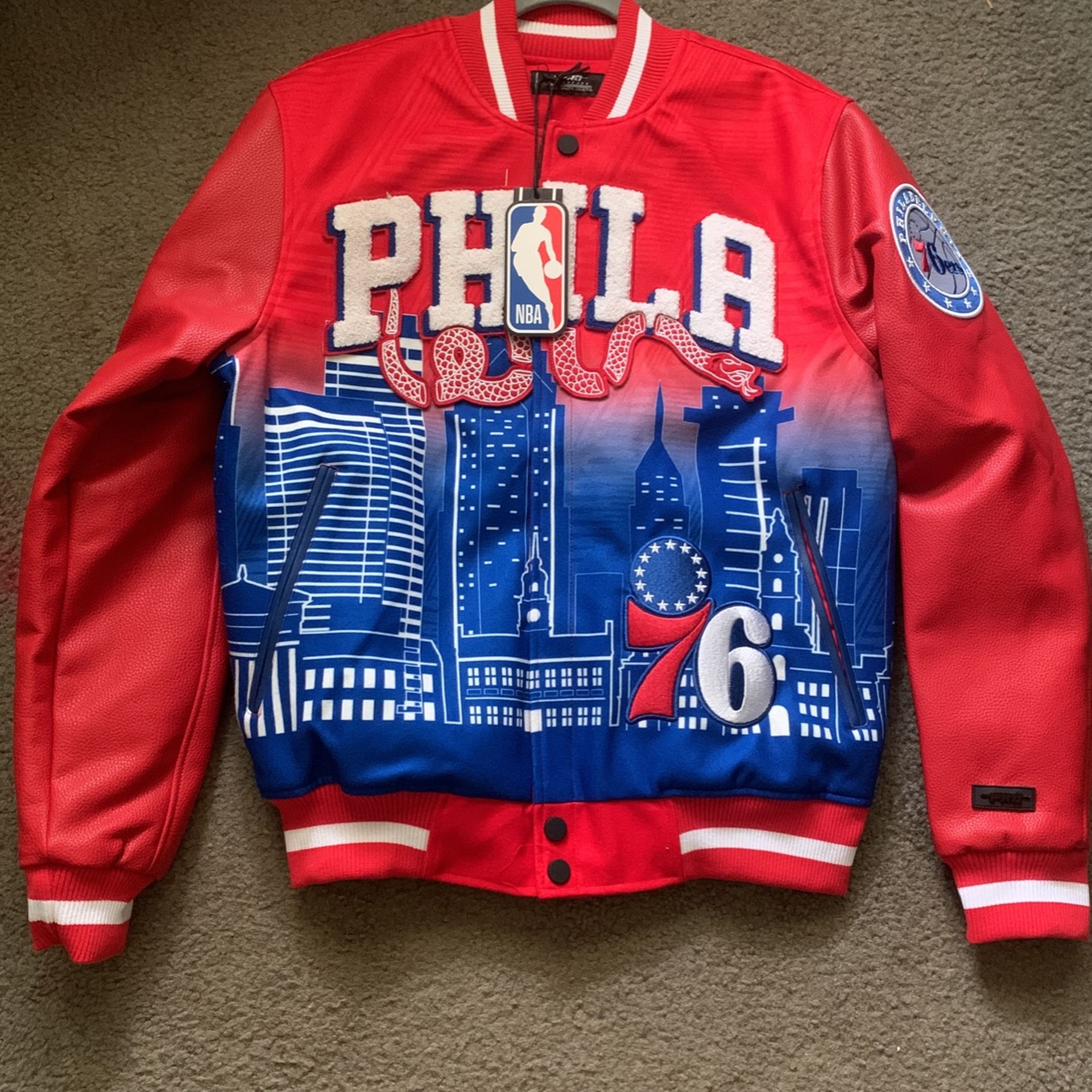 Exclusive 76ers Varsity Jacket Size M