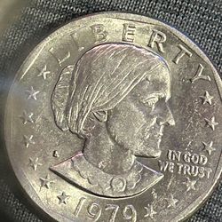 1979 “far Date” NARROW Rim Susan B Anthony Dollar