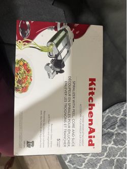 Kitchen aid spiralizer with Peel attachment