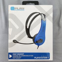 Play Wired Gaming Chat Headset Headphone PS4 Playstation 4 PC Computer