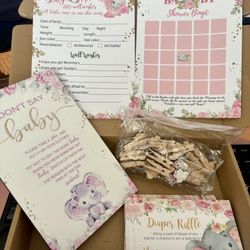 Elephant Baby Girl Shower Games