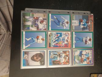 Lot Of Oilers Football Cards