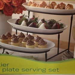 Entertaining 3 Tier Plate Serving Set