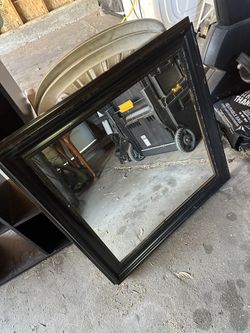 Black Large mirror