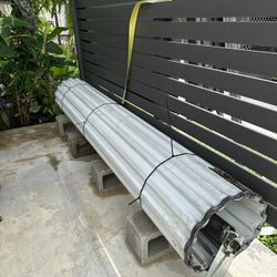 Hurricane Proof Roll-Up Aluminum Door (8 x8)-  Great For Shed, Garage, Barn