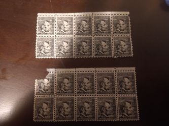 19 4 Cent Lincoln Stamps