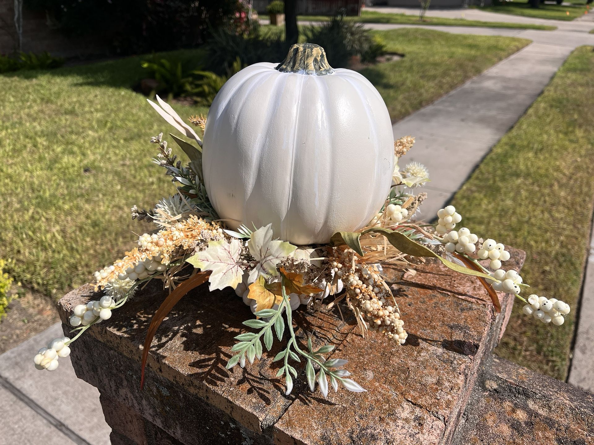 Fall Pumpkin Arrangements