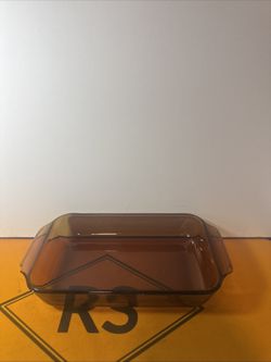 Fire-King Anchor Hocking Ovenware #432 - 1½ Quart 6x10 Amber Baking Dish