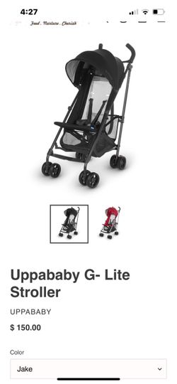 UPPAbaby G-Lite Stroller in Jake Black