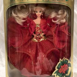 Vintage Happy Holidays Barbie Doll Retired 1993 Special Edition Mattel 10824