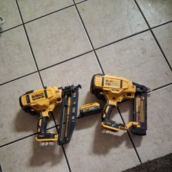 Dealt 20v XR 16 Ga And 18 GA Nail Guns