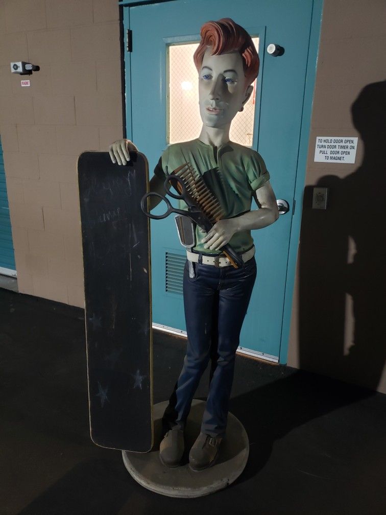 Barber Shop Statue , 6 Feets Tall