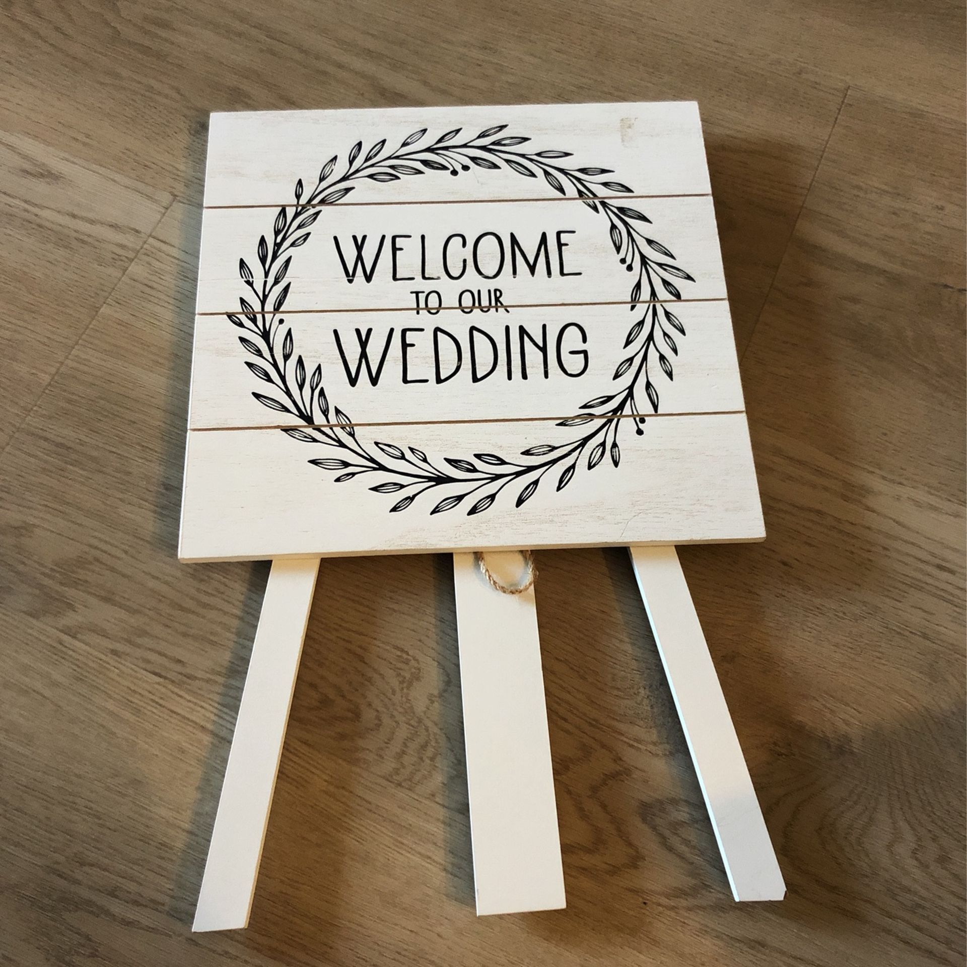 1.5’ Welcome To Wedding Sign 