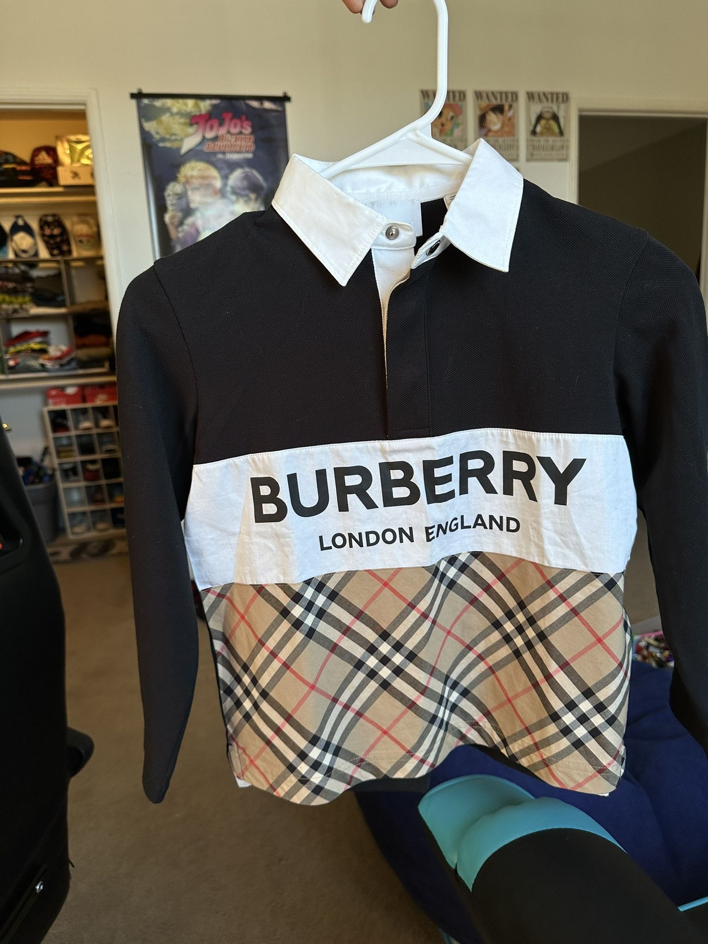 Burberry Long Sleeve Authentic Kids Size 8