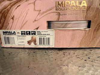 Impala Rose Gold Roller skates Size 10