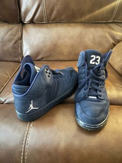 Jordan 1 Flight 4 Premium Midnight Navy Suede Men Size 10